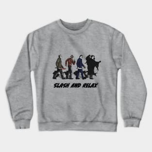 Fasbytes Horror Slash and relax Crewneck Sweatshirt